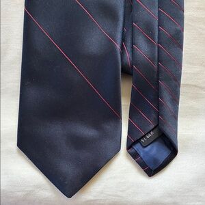 Vintage Raffinati blue and Red Striped Men's Tie